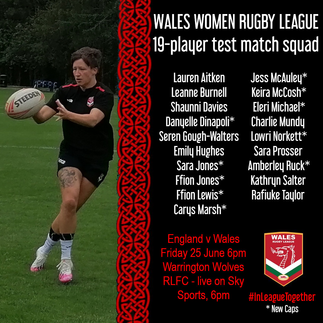 Wales Women and Wheelchair name squads for matches v England