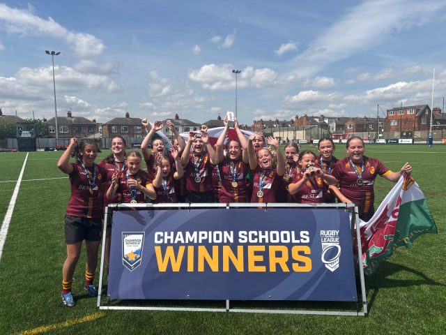 Year 7 Girls Champion Schools Final – Ysgol Gyfun Gymraeg Plasmawr 28 Castleford Academy 10